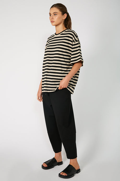 front runner tee / black|natural marle