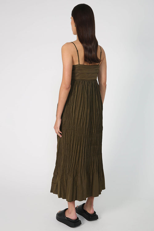 lyrical dress / khaki