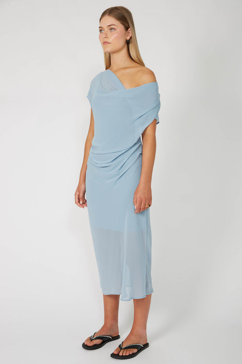 torrent dress / dusty blue