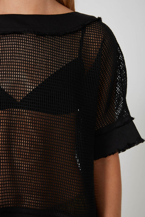 chord mesh top / black