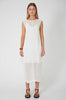 element midi dress / vintage white