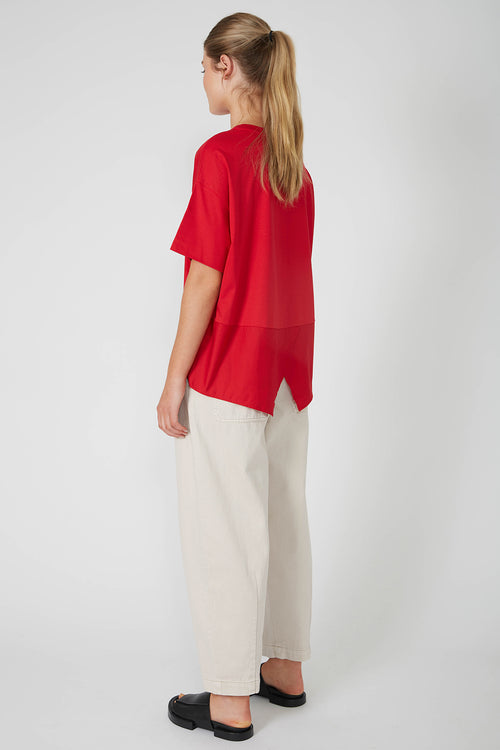 headstart tee / deep red