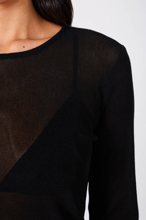 meshed skin / black