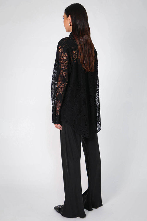 adapt lace shirt / black