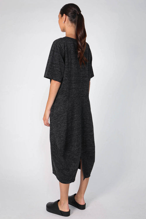 spin dress / charcoal fleck