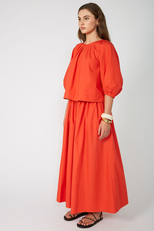 cohesive skirt / tigerlily orange