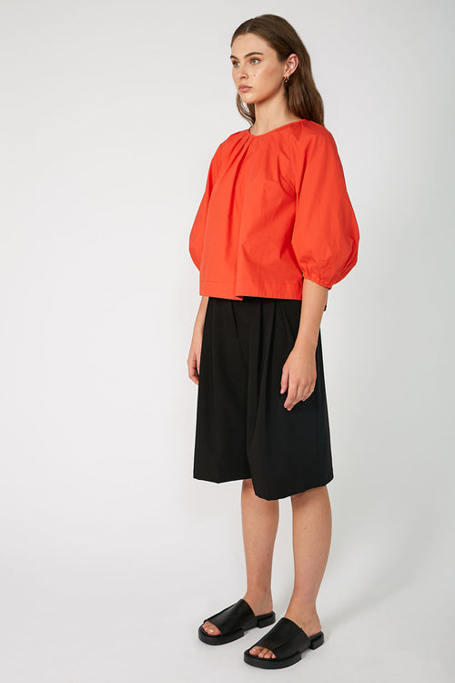 tether top / tigerlily orange