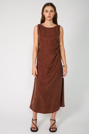 versify dress / copper chocolate