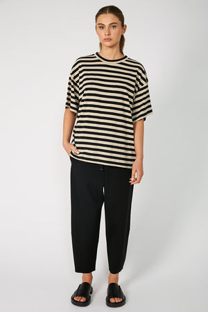 front runner tee / black|natural marle