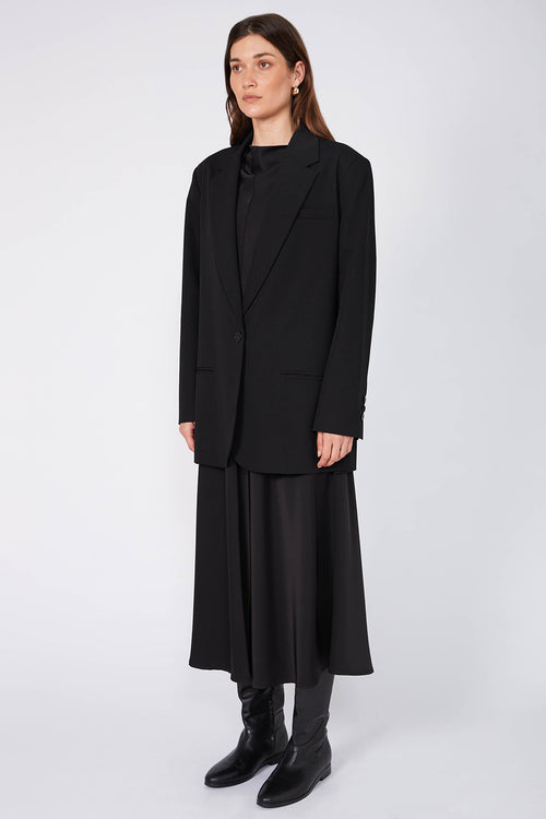 tabard blazer / black