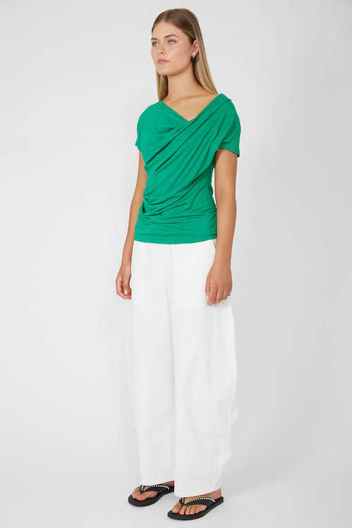 torrent tee / bright green