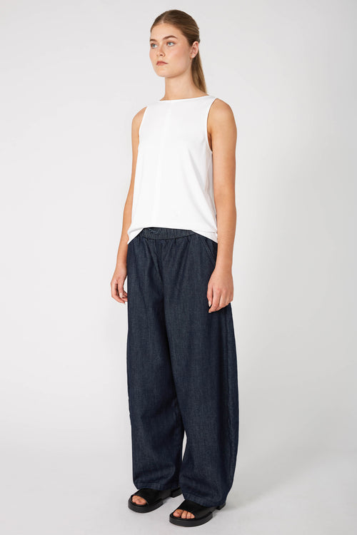 recede jean / dark indigo denim