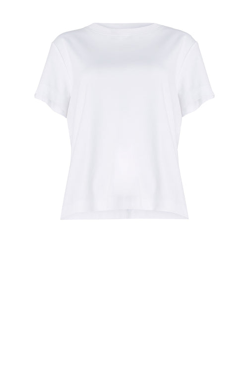refine short sleeve tee / white