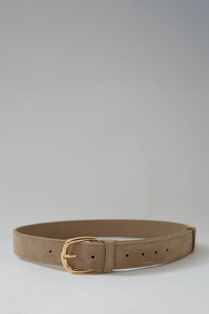 swayed belt / warm taupe