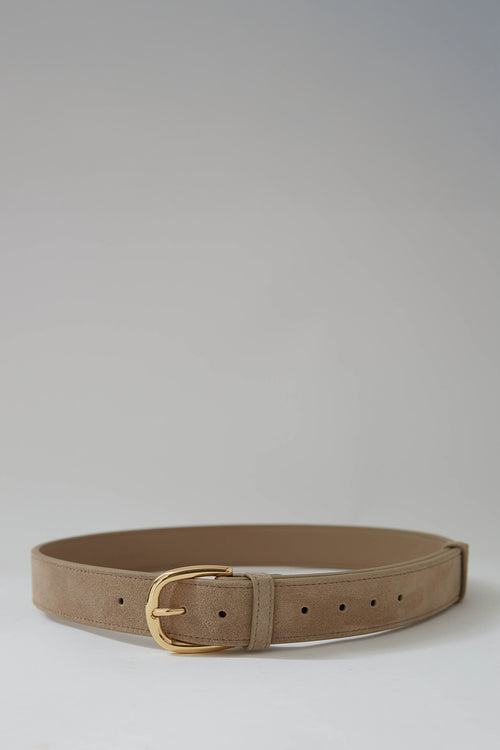 swayed belt / warm taupe