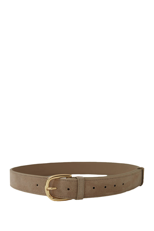 swayed belt / warm taupe
