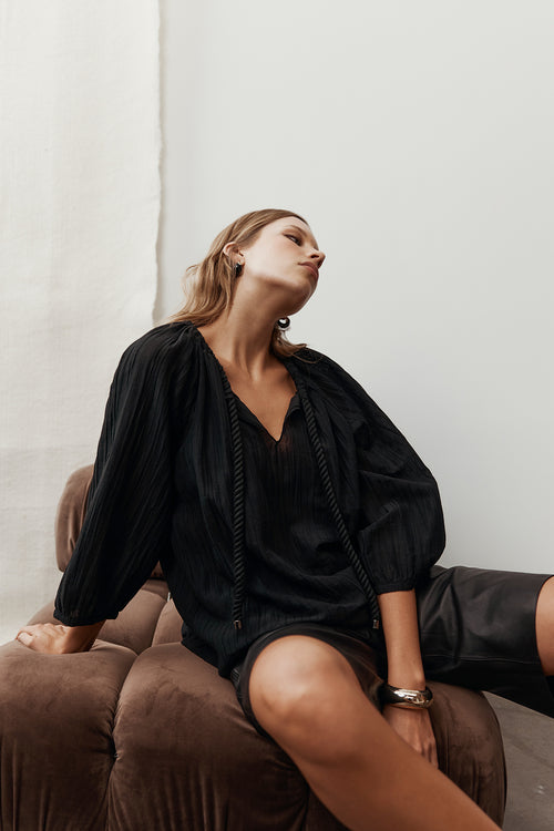 amplified top / black