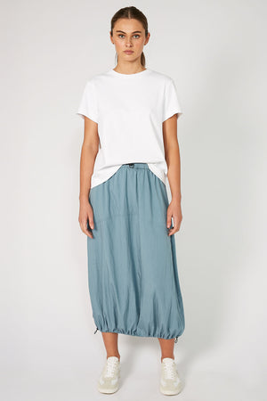ash skirt / mineral blue