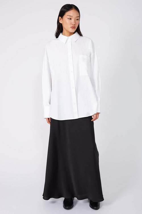 untold oversize shirt / white