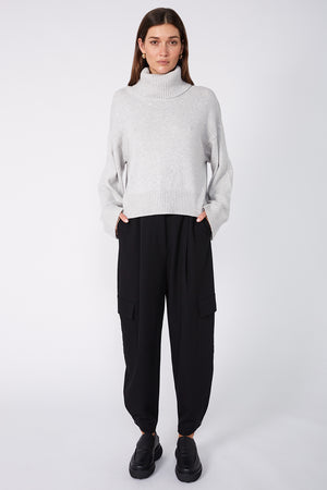 ambient sweater / silver marle