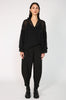 ruff shirt / black
