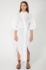 daylight shirt dress / white