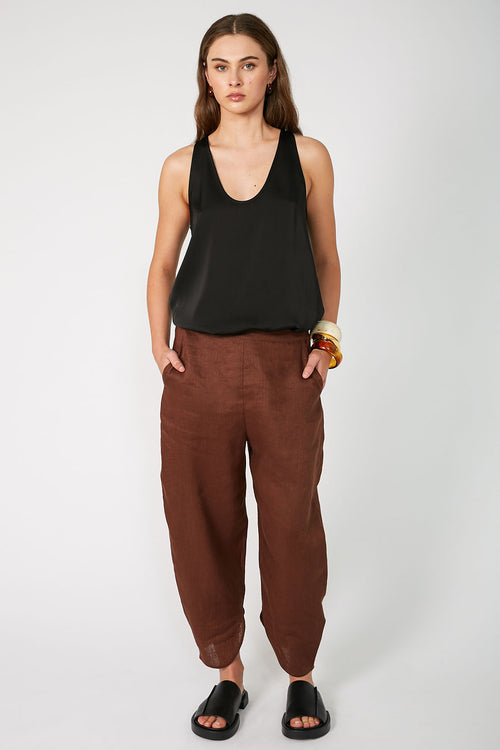 grandeur pant / copper chocolate