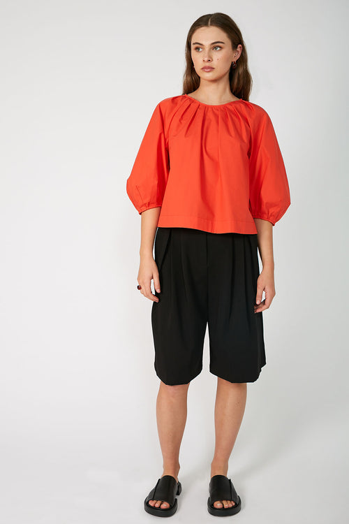 tether top / tigerlily orange