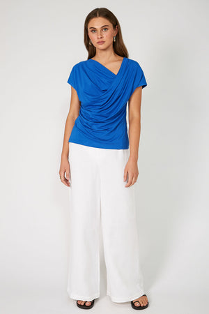 torrent tee / cobalt blue