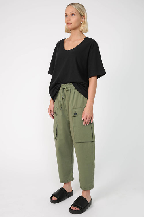 locate pant / khaki green