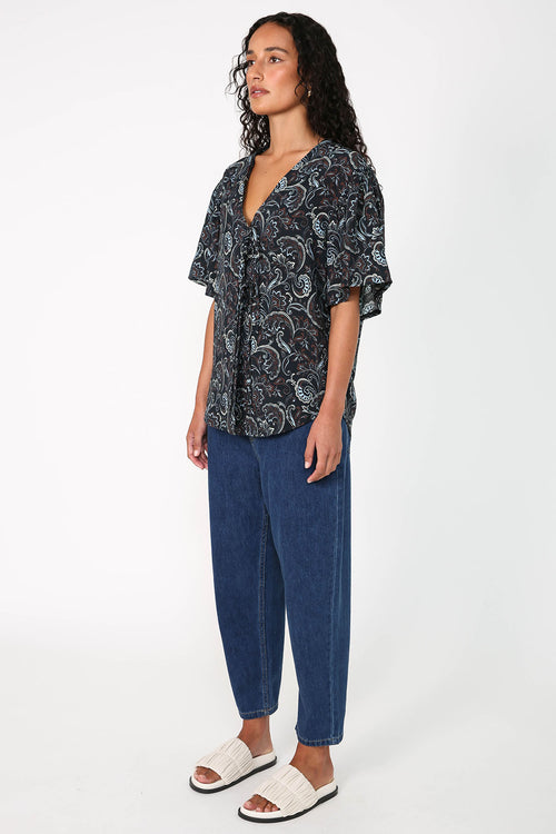 sound shirt / paisley print