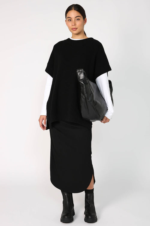 leant skirt / black