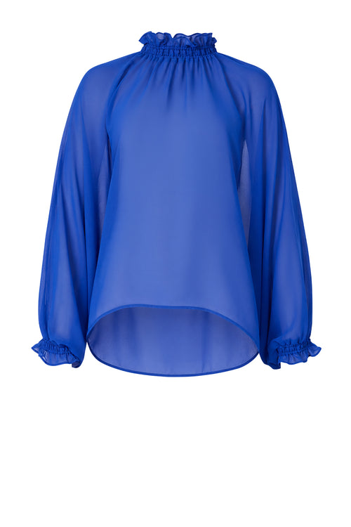 chalet top / capri blue