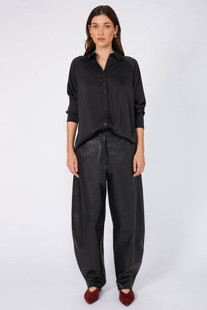 luxe encased pant / black
