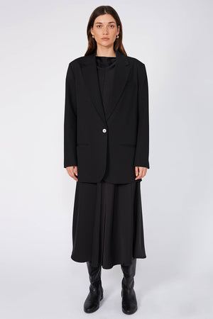 tabard blazer / black