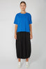 boxed tee / cobalt blue
