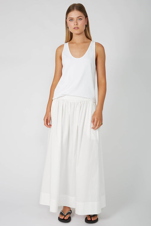 cohesive skirt / warm white