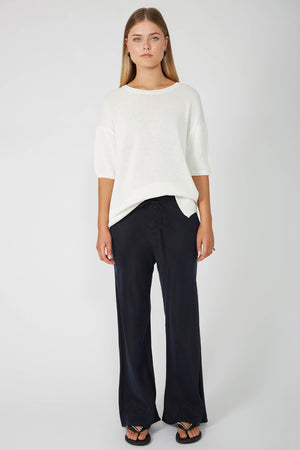 frame bias pant / dark navy