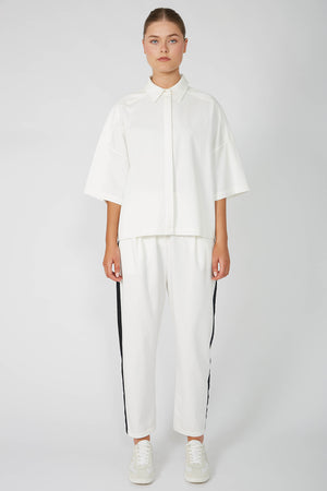 static shirt / white|black