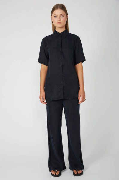 vastness shirt / dark navy | m o o c h i