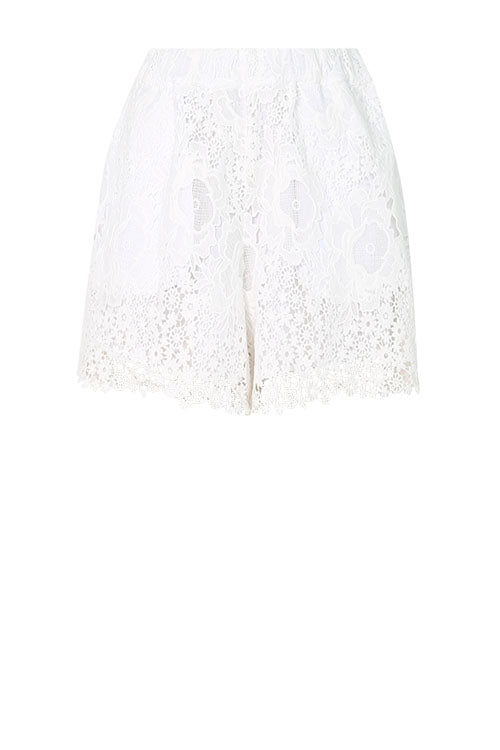 ravel short / white lace