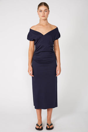 object dress / dark navy
