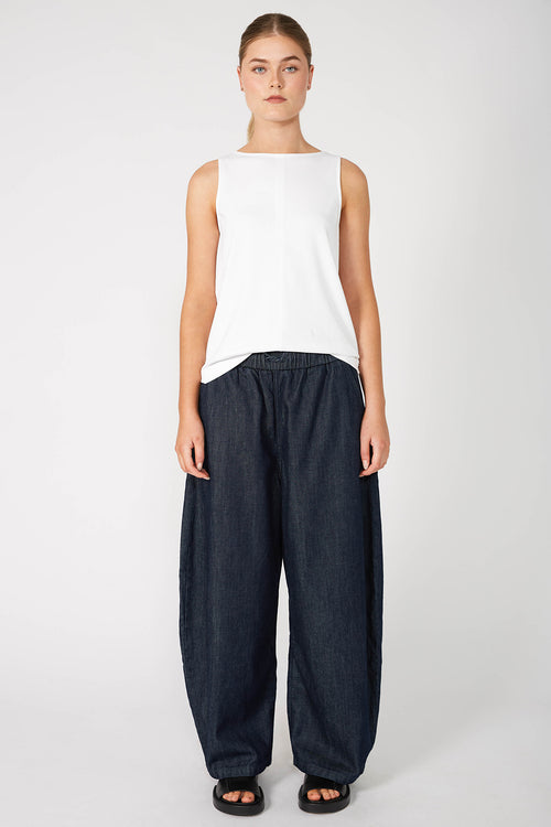 recede jean / dark indigo denim