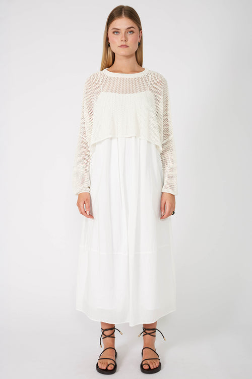 croppy crochet sleeve / ivory