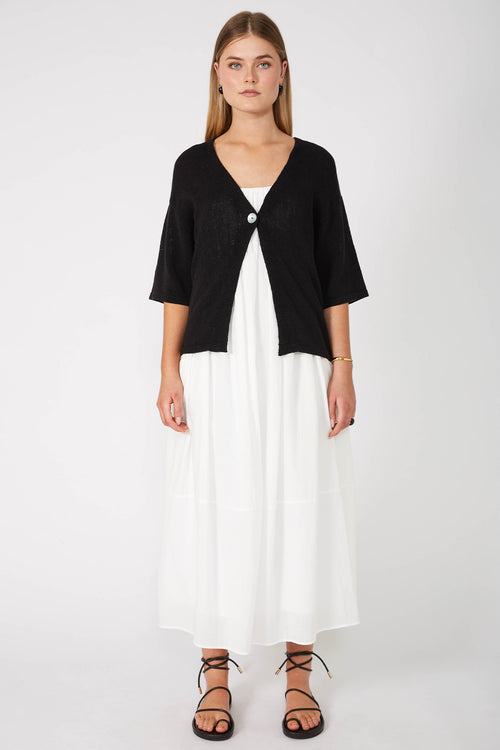 entice cardi / black