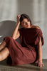 disclose dress / terracotta