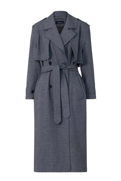 vesty trench / charcoal marle