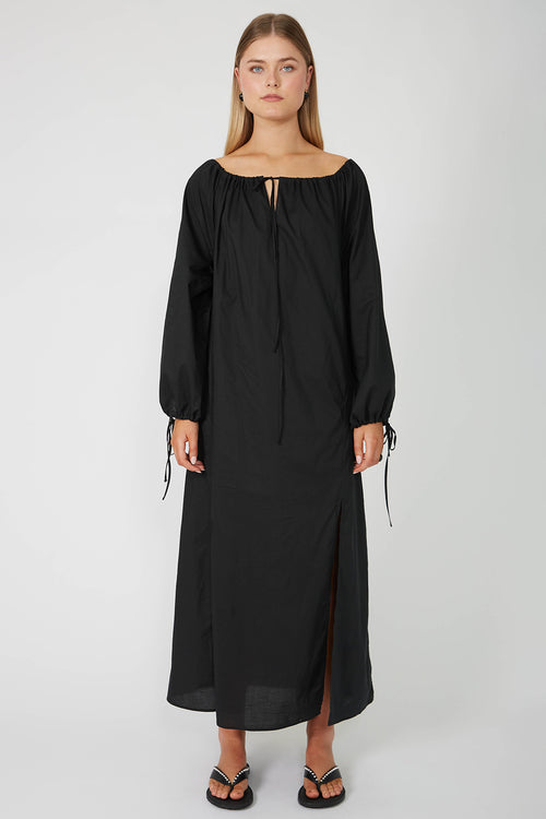 limit maxi dress / black