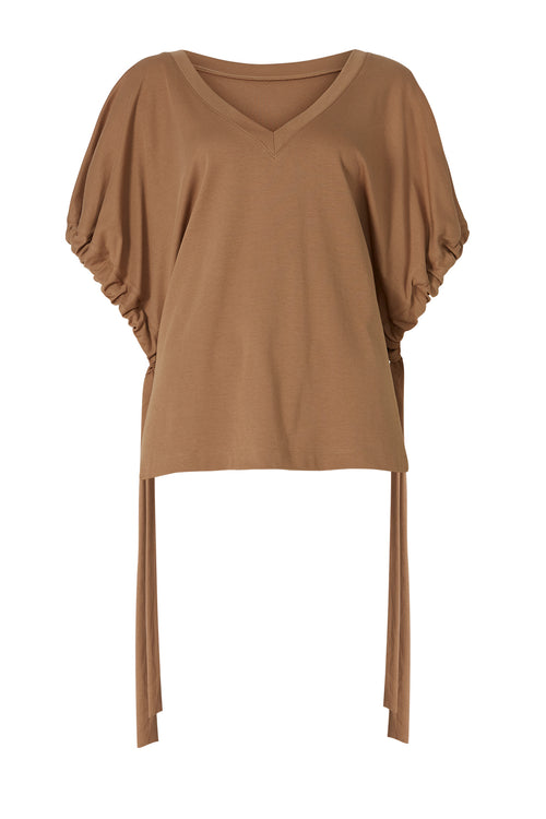estimate tee / latte camel brown