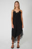 interweave maxi dress / black